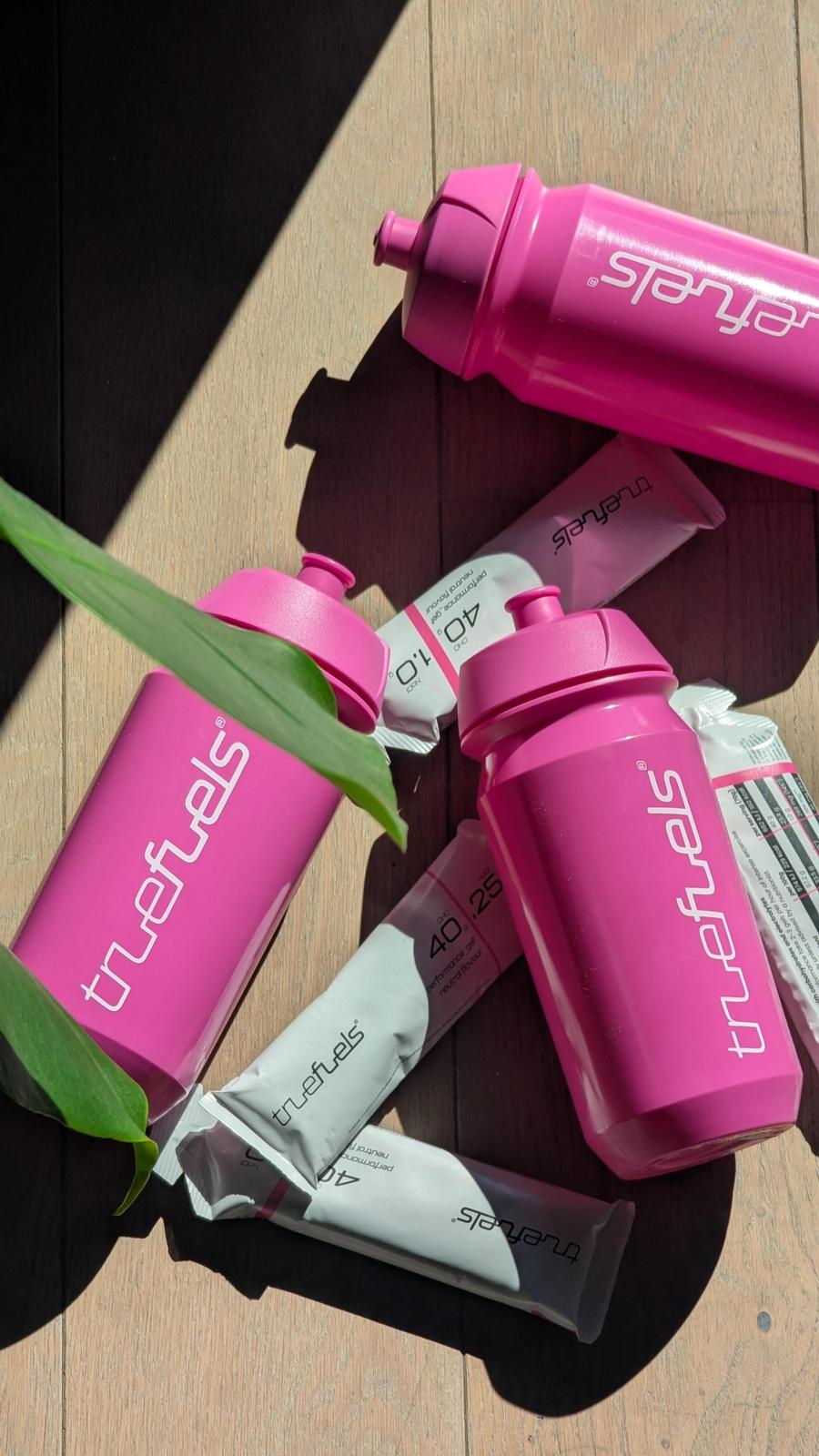 Water bottle Branded - All Pink - truefuels