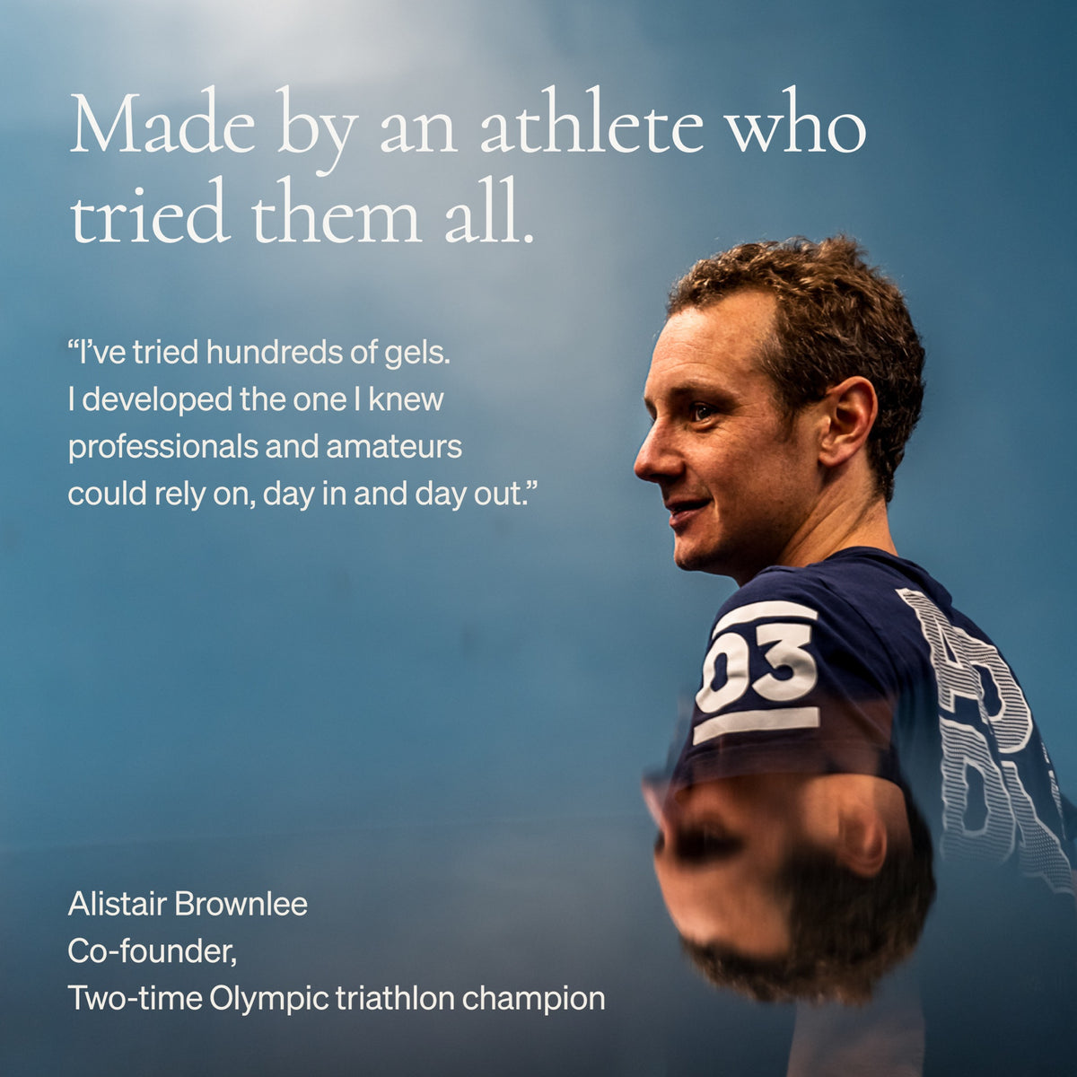 Alistair Brownlee on the Energy Gels